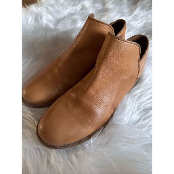 Frye 7 Low Ankle Melissa Shootie Bootie Boots Light Beige Tan Women’s 7 - Picture 1 of 8